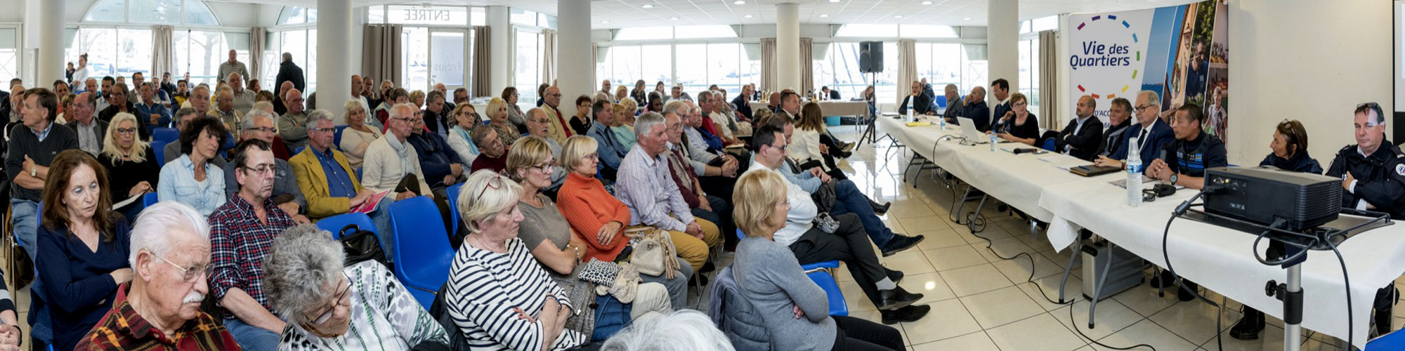 Image d'illustration : Port-Fréjus : salle comble lors du conseil de quartier