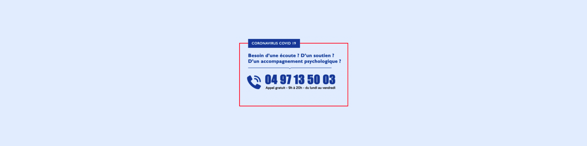 Image d'illustration : Covid-19 : plateforme d’écoute téléphonique en PACA