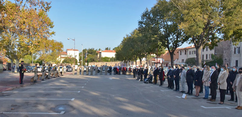 Commémoration du 102e anniversaire de l’Armistice du 11-Novembre 1918 : hommage aux “poilus“ tombés pour la France