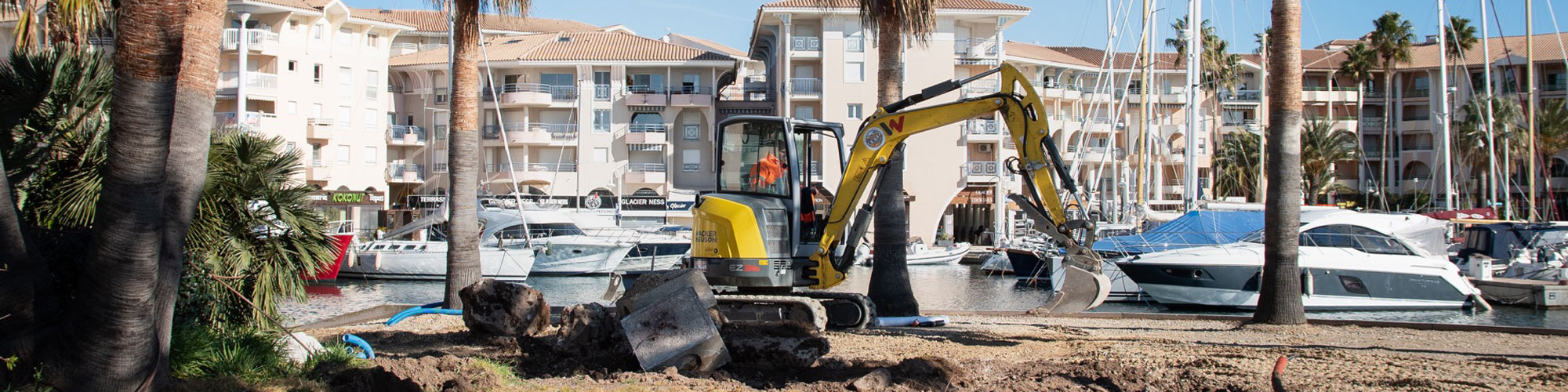 Image d'illustration : Port-Fréjus : les travaux de l’îlot ont démarré !