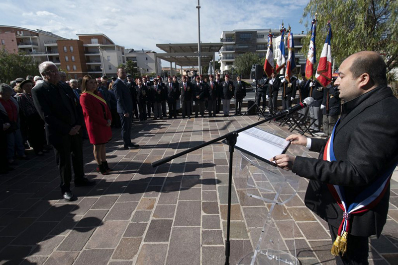 Cérémonie en mémoire aux morts de la fusillade du 19 mars 1962