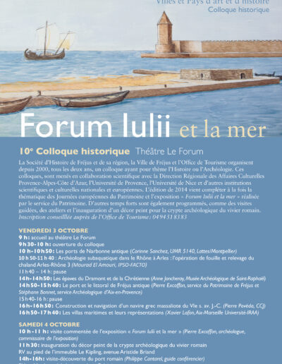 Forum Iulii et la mer