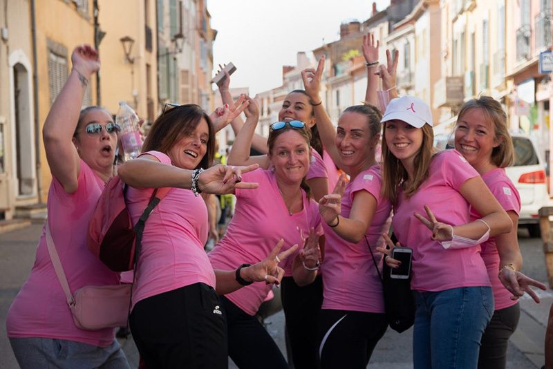 Octobre Rose fait bel et bien partie du paysage fréjusien !