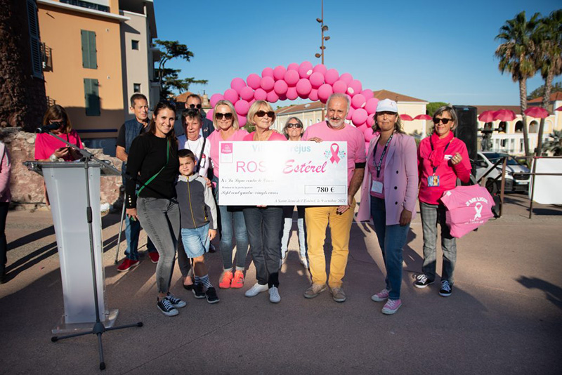 Octobre Rose fait bel et bien partie du paysage fréjusien !