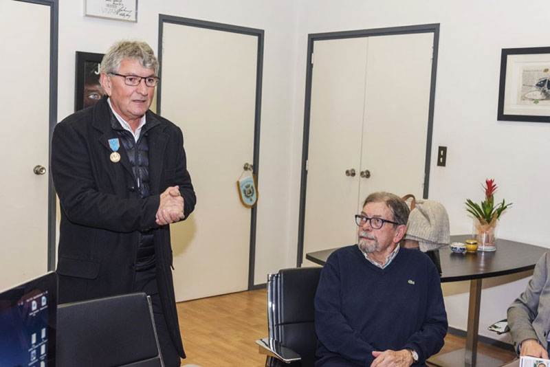 La Médaille du Tourisme remise au guide-conférencier de Fréjus, Philippe Cantarel