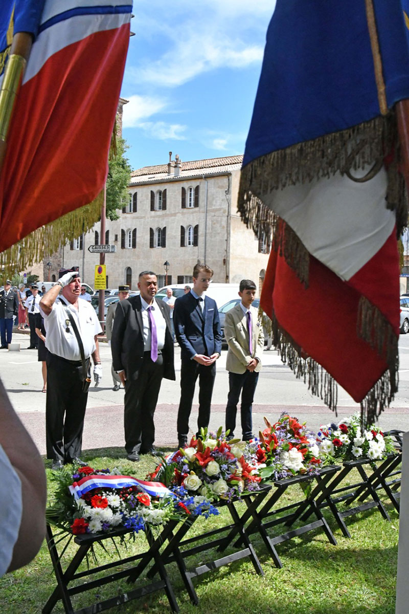 Fréjus commémore le 80e anniversaire de l’appel du 18-Juin 1940 du Général de Gaulle