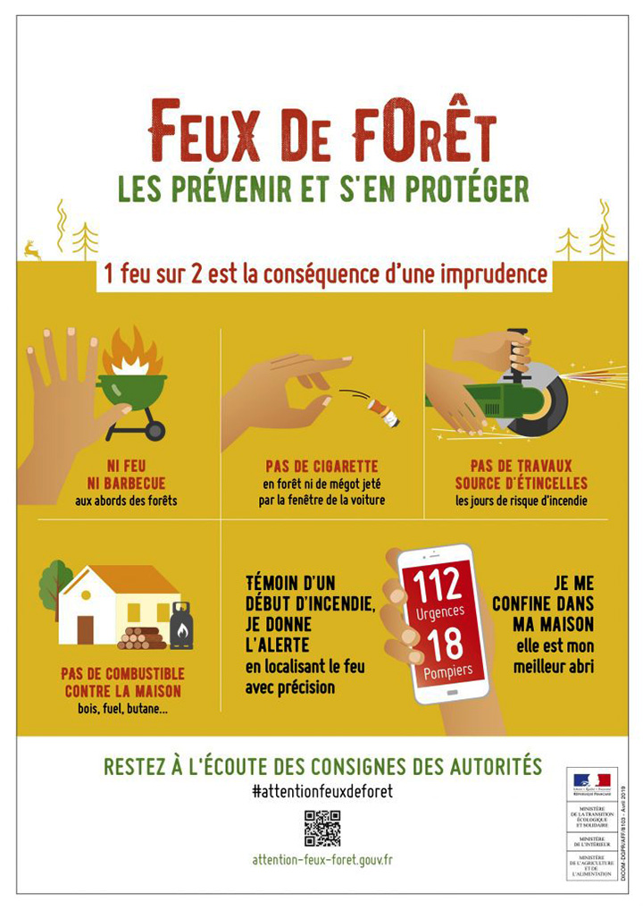 Prévention contre les incendies de forêt : soyons vigilants !