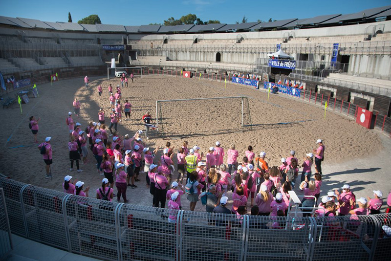 Octobre Rose fait bel et bien partie du paysage fréjusien !