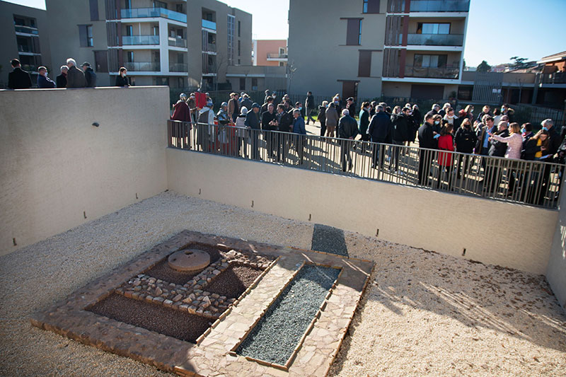 Inauguration de la plateforme romaine