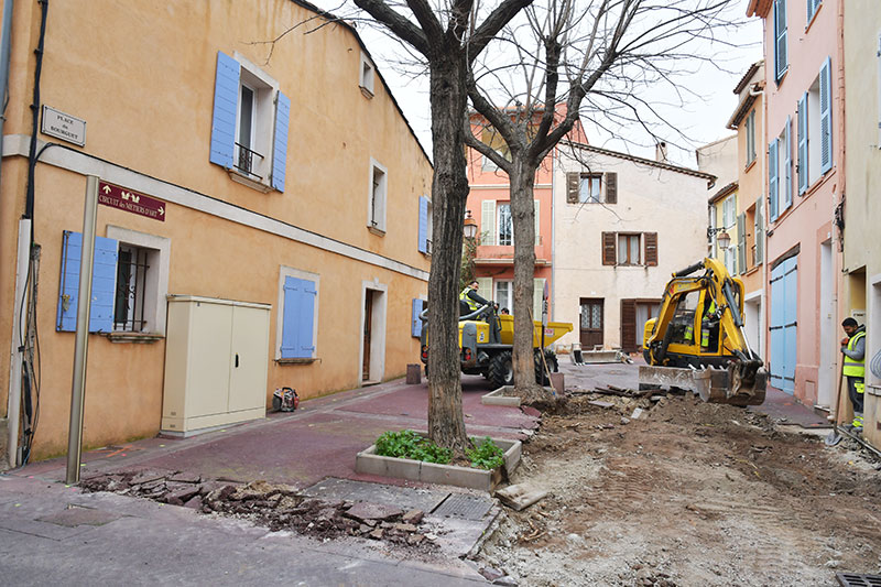 Le centre-ville revitalisé et embelli