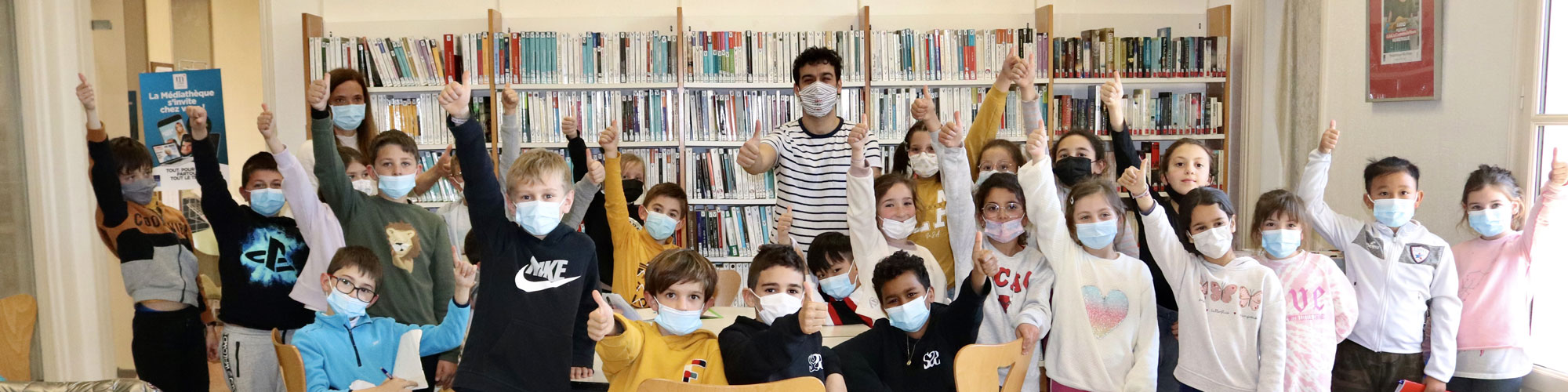 Image d'illustration : Sensibilisation au harcèlement scolaire à la Médiathèque