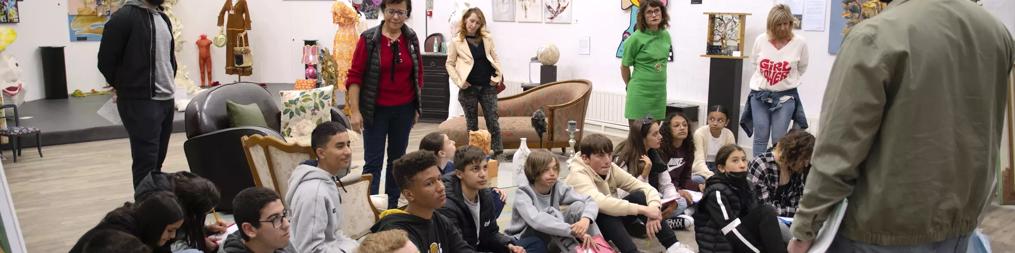 Image d'illustration : La Maison des Arts accueille les élèves du collège Léotard