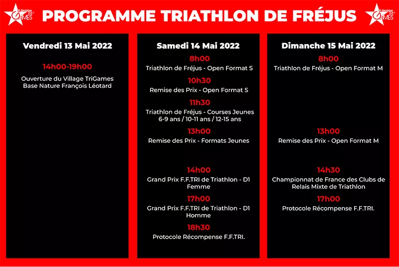 Inscrivez-vous au premier Triathlon de Fréjus by Ekoï - les 14 et 15 mai 