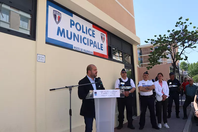 Un poste de police municipale inauguré par le maire au quartier Villeneuve