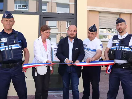 Un poste de police municipale inauguré par le maire au quartier Villeneuve