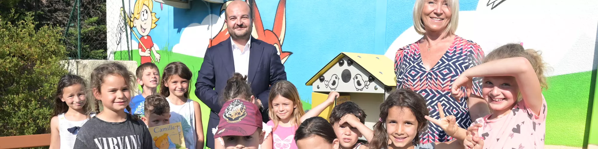 Image d'illustration : Inauguration de la Boîte à livres à Saint Jean de Cannes