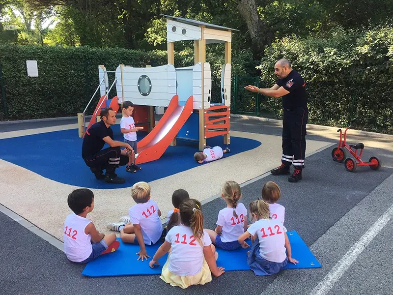 Matinée "Apprendre à porter secours" à l'école maternelle Aurélien