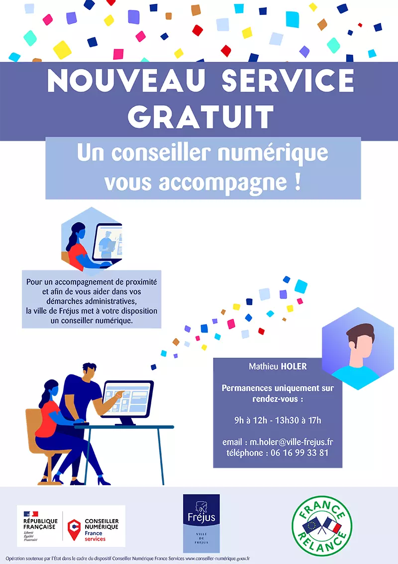 Le Conseiller numérique : un agent vous accompagne