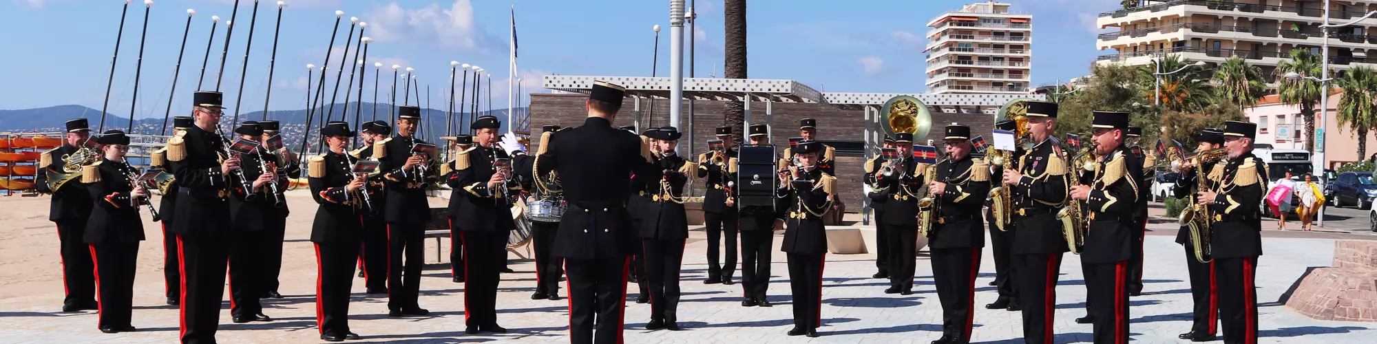 Image d'illustration : La Musique des Troupes de Marine à Fréjus
