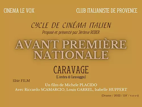 Cycle de cinéma italien : Caravage