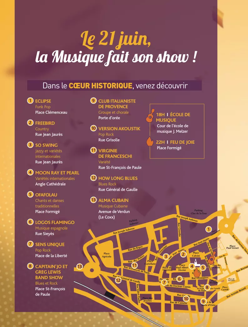 Les terrasses de la Fête de la musique