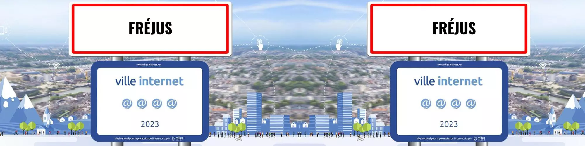 Image d'illustration : Fréjus récompensée pour son label « Ville internet »
