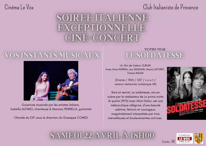 Soirée italienne Ciné-Concert