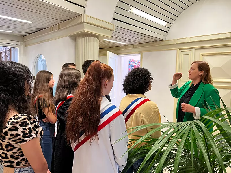 Le Conseil municipal des Jeunes visite les services de la Ville !