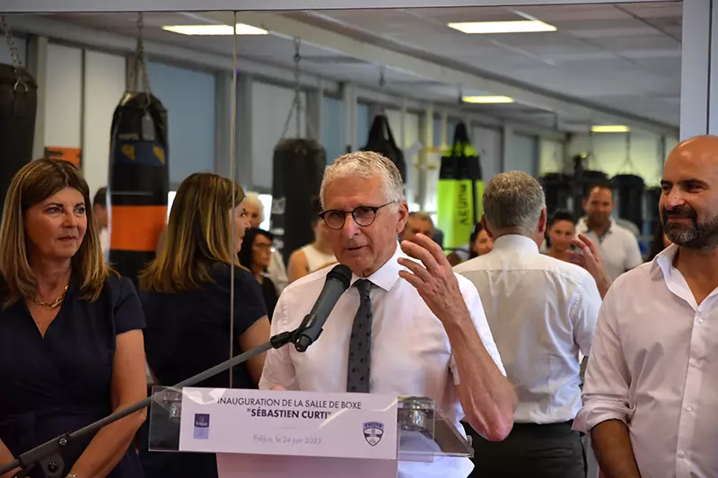 Inauguration de la salle de boxe Sébastien Curti !