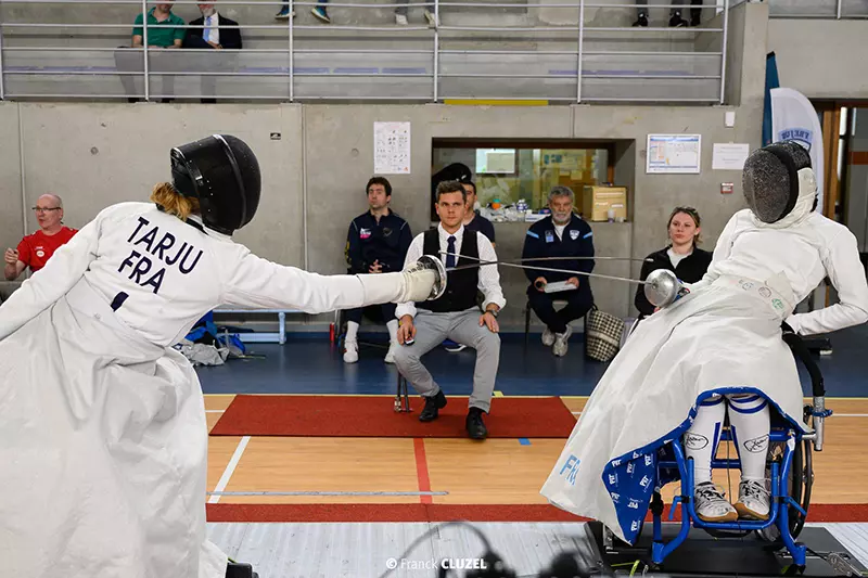 Handi escrime : compétition internationale 