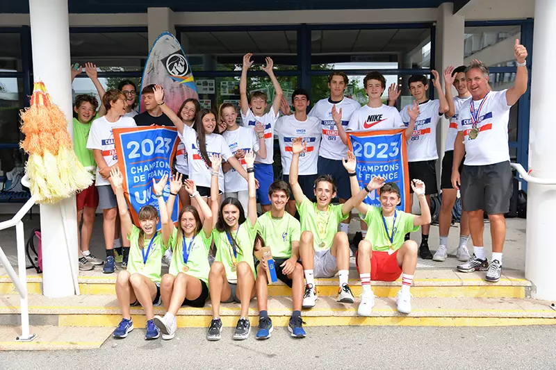 Le collège Les Chênes est triple champion UNSS !