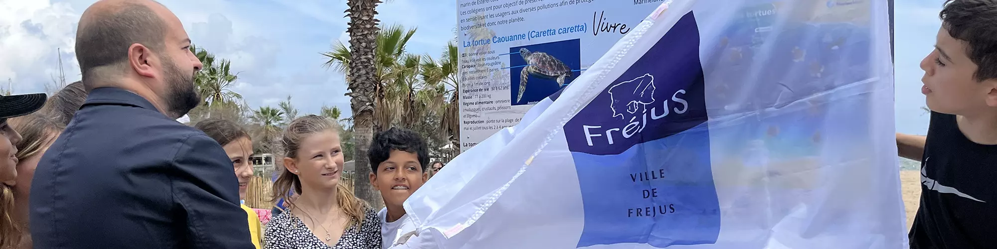Image d'illustration : Plage Caouanne : Une inauguration dédiée à la préservation marine