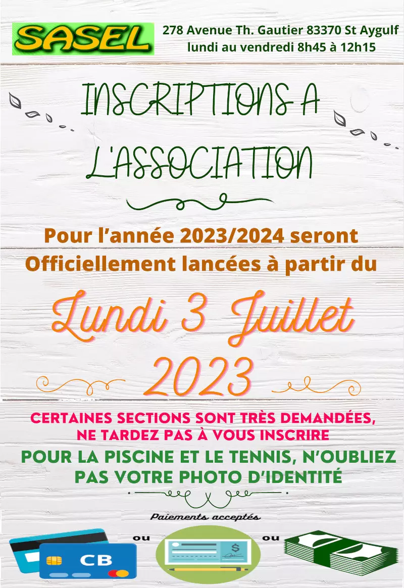 Découvrez l'association SASEL, Saint-Aygulf Sports et Loisirs 