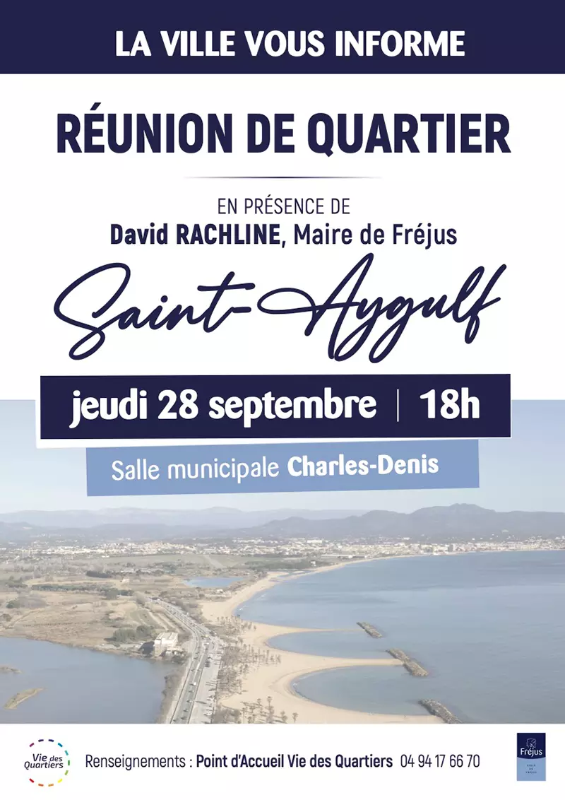 Reprise des réunions de quartier en présence du Maire : la première date est connue !
