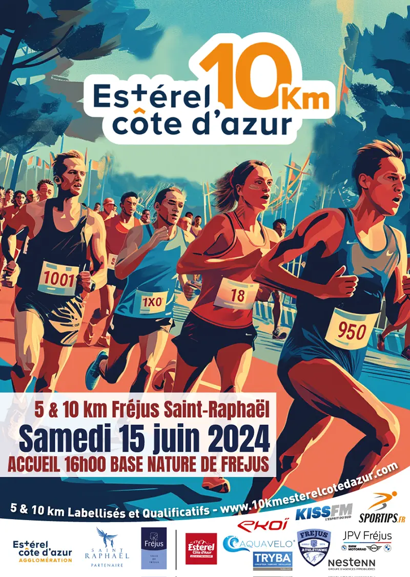 10 km Estérel Côte d'Azur Agglomération : inscriptions ouvertes !