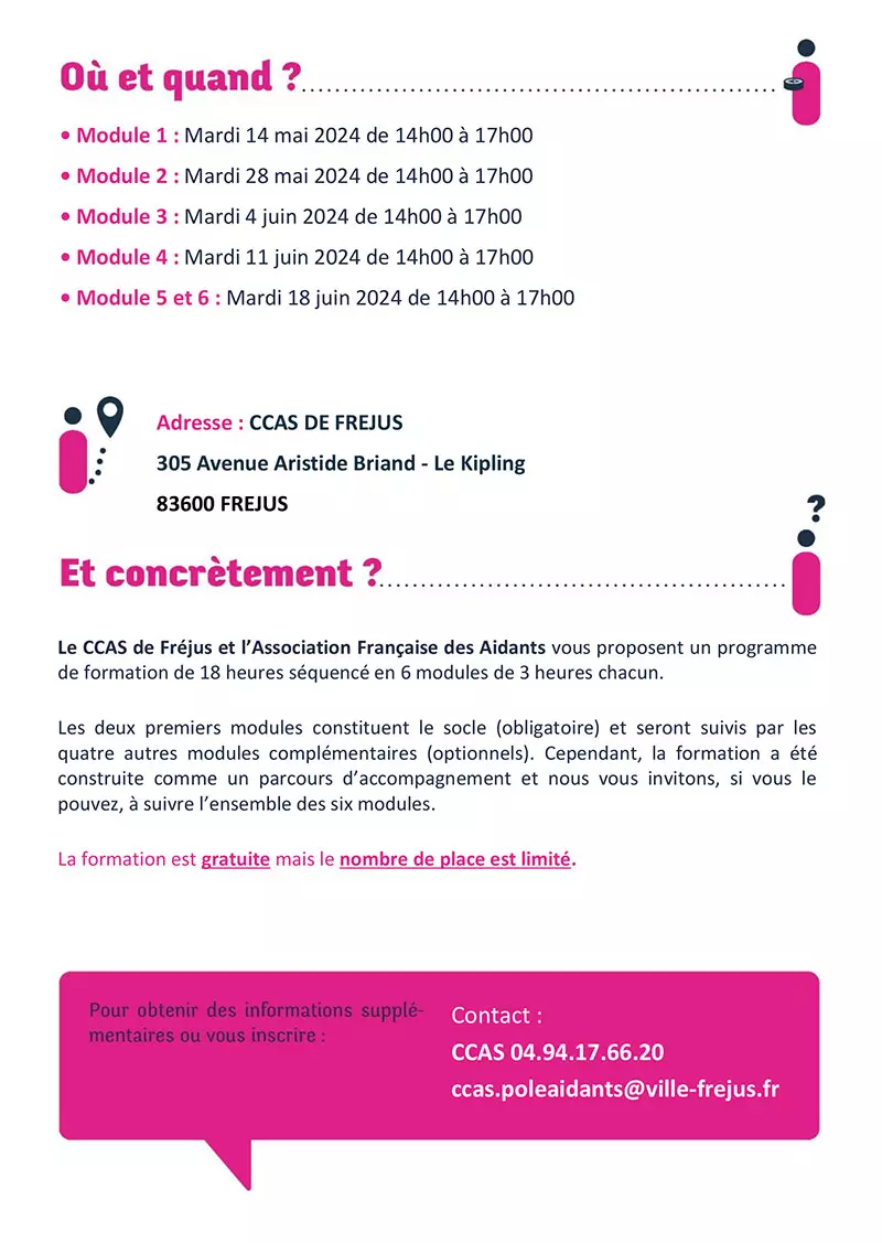 Formation des aidants