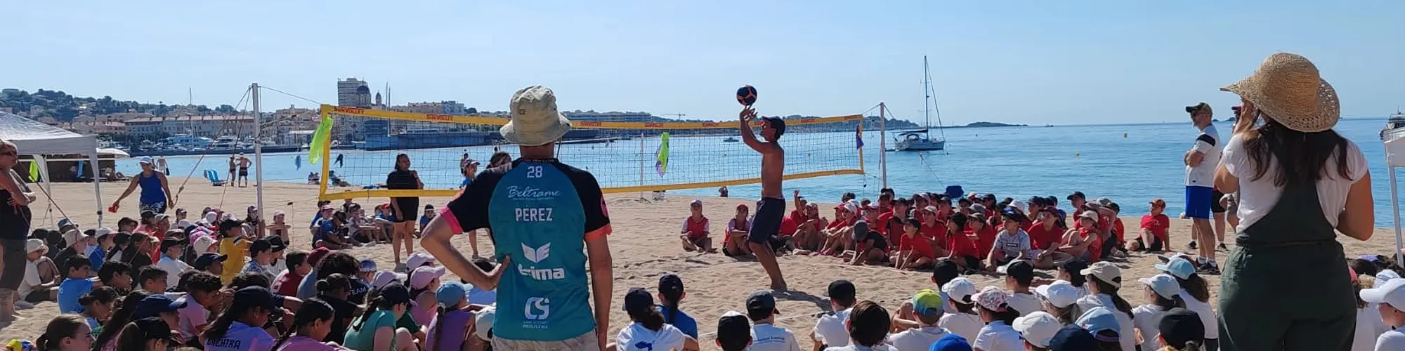 Image d'illustration : Volley-Ball : 1000 élèves réunis sur la plage pour l’opération Smashy