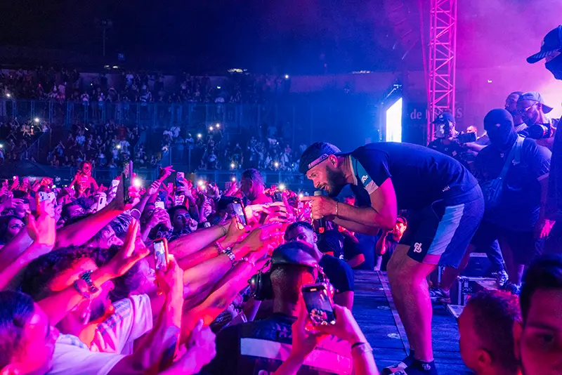 Le showcase de JUL a été une belle réussite hier soir aux Arènes ! (photo d'illustration)