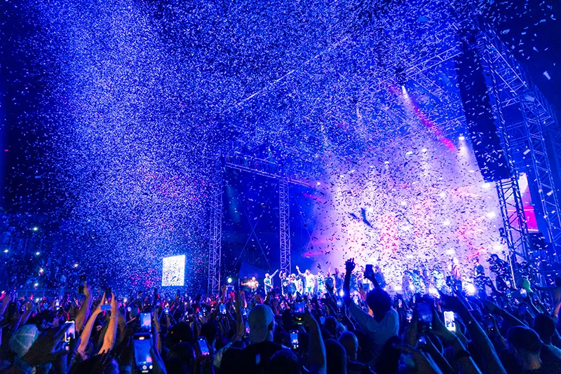 Le showcase de JUL a été une belle réussite hier soir aux Arènes ! (photo d'illustration)