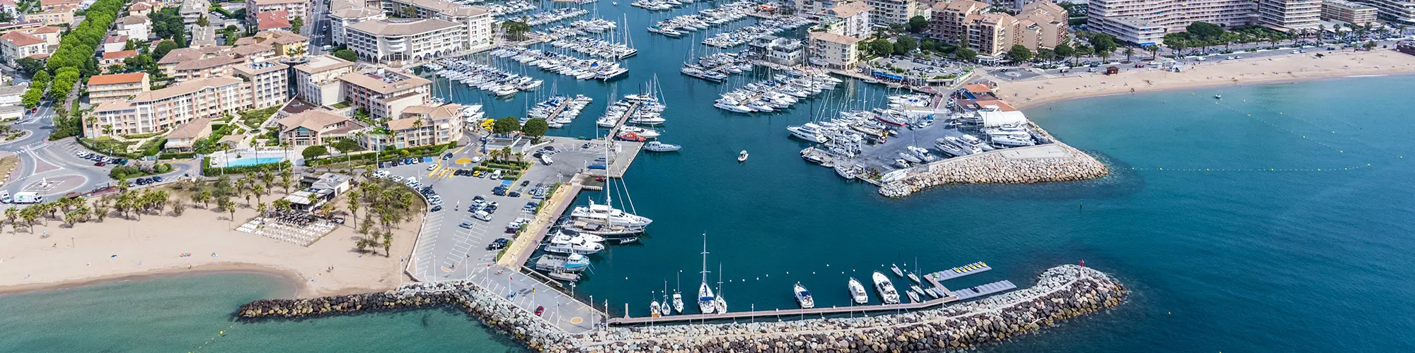 Image d'illustration : Port-Fréjus est lauréat du Pavillon Bleu pour la trente-deuxième année consécutive