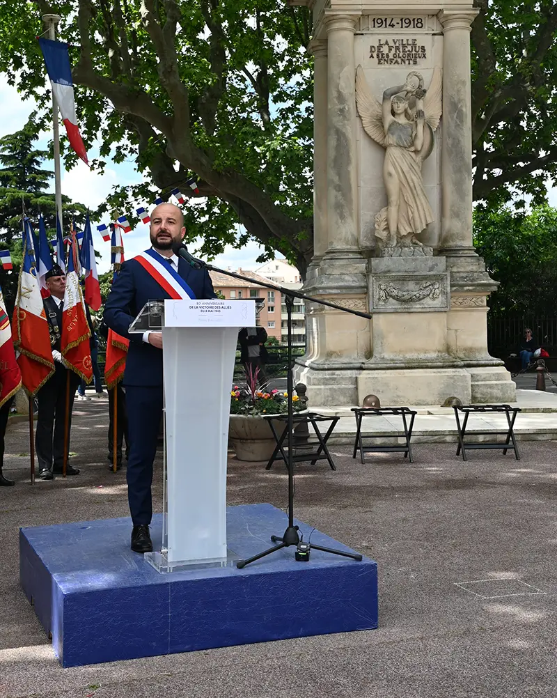 Discours du maire, David rachline