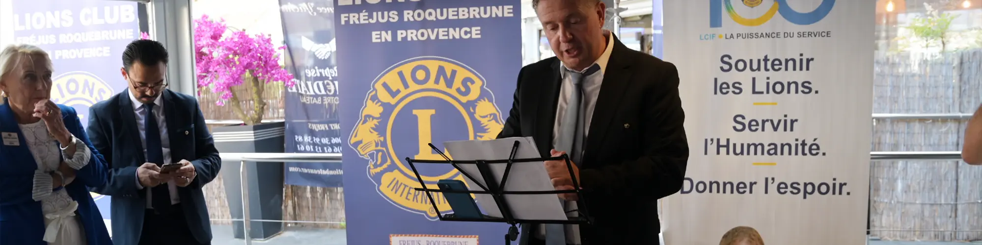Image d'illustration : Une passation riche de promesses au Lions Club !