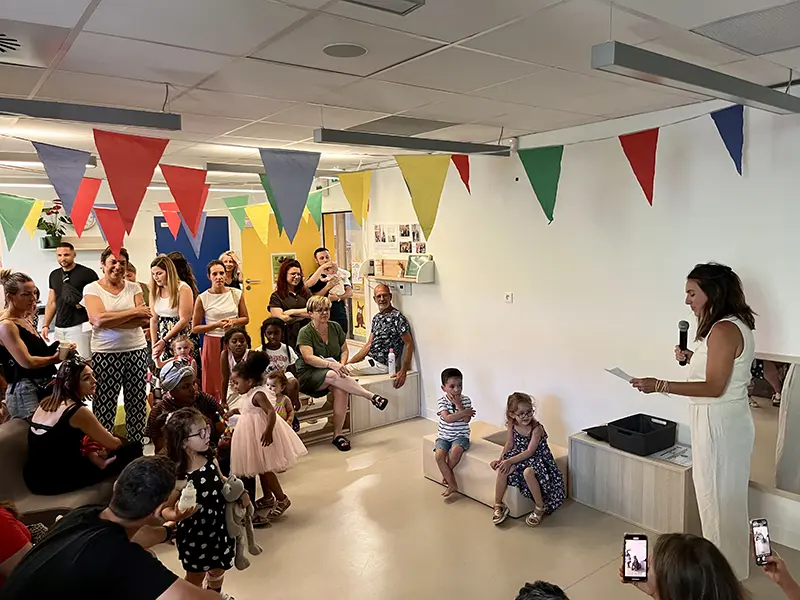 La fête de fin d’année de la crèche familiale l’Arche de Julii