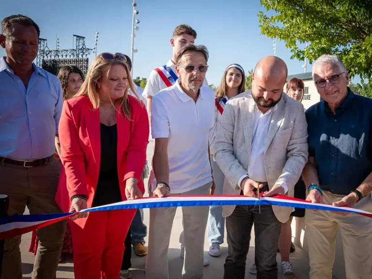 le Maire de Fréjus, David Rachline, a inauguré le nouveau skatepark de la Base Nature