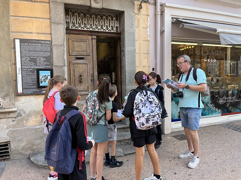 Elèves et professeurs profitent du rally patrimoine