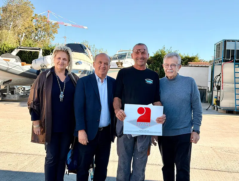 Dominique Billaudel, Roland Rolfo, Christelle Plantavin et Gérard Charlier de Vrainville