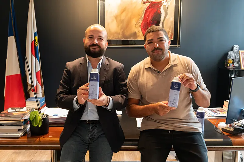 Emmanuel Valéry et le maire David Rachline