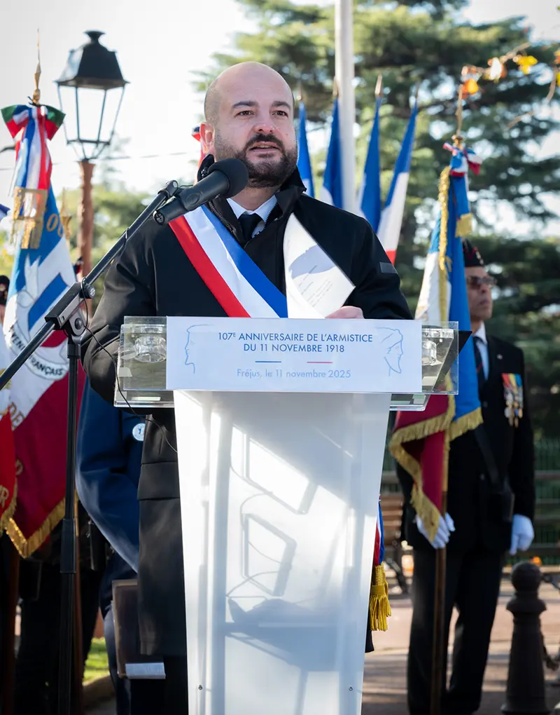 Discours de David Rachline, maire de Fréjus
