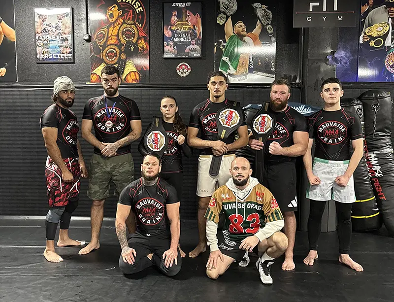 Les champions et leurs coachs