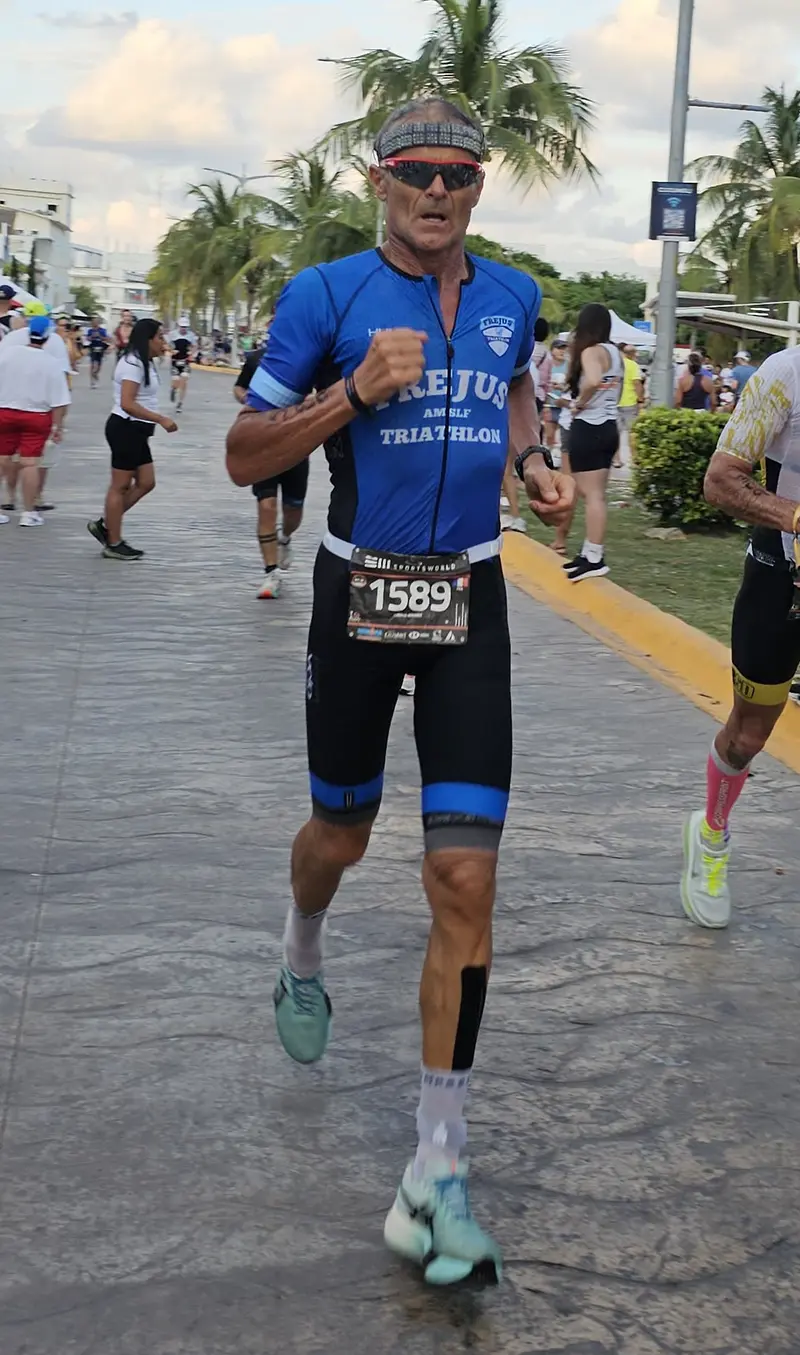 Arnaud Bouvier durant la course